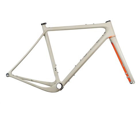 OPENCycle OPEN U.P. GravelPlus Disc Flat Mount frameset gris mate / fuego