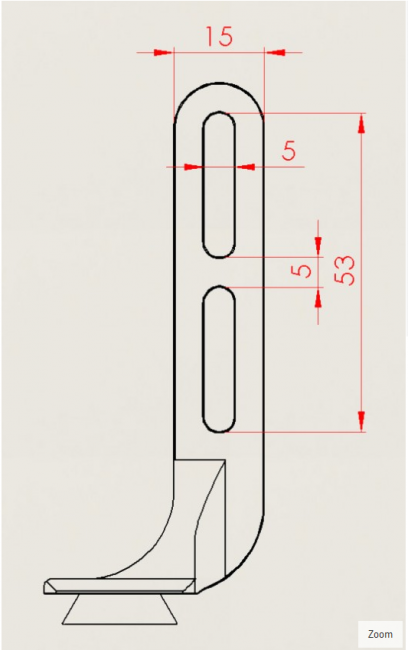 SRM PC 8 Soporte de manillar integrado