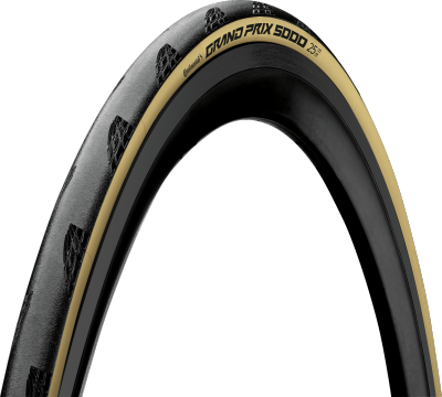 Continental Grand Prix 5000 700 x 28C negro-crema