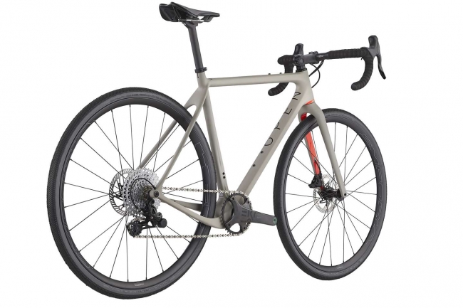 OPENCycle OPEN U.P. Campagnolo EKAR 1x13 3T HED grigio opaco / rosso fuoco