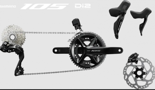 Shimano 105 R7100 Di2 Disc 2x12 groepset