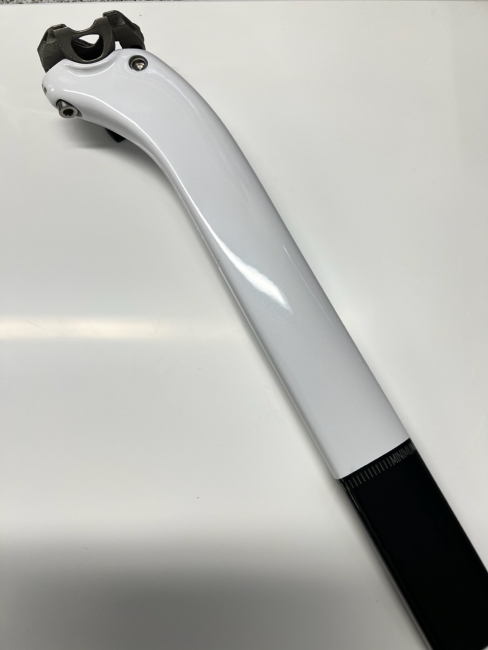 MOST Pinarello Dogma F Sattelstütze Layback 25mm glossy chrystal white