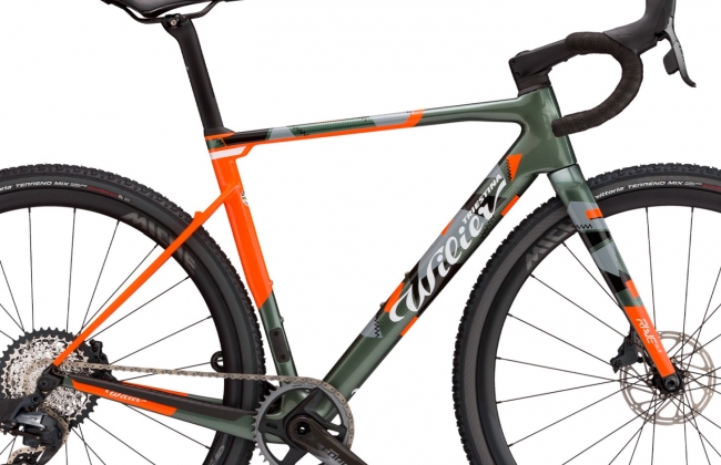 Wilier Triestina Rave SLR Frameset + J-BAR V4 camouflage orange glossy