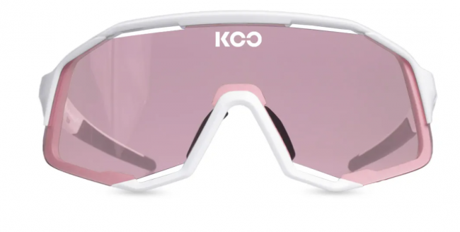 KOO DEMOS White L. Photochromic Pink Mirror