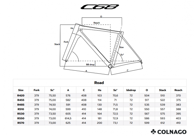 Colnago C68 Road Disc Shimano Dura Ace R9270 HRRD