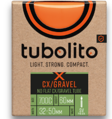 Tubolito Tubo-CX/Gravel-All 28 700c 60mm Orange