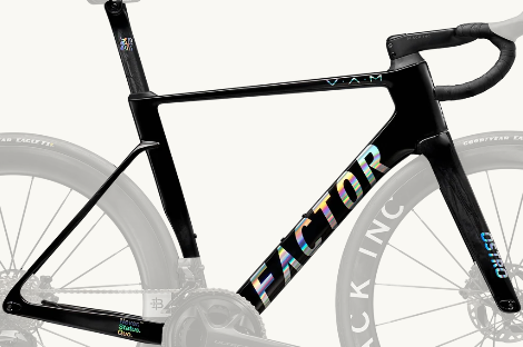 Factor   OSTRO V.A.M. V2 Disc Carbon Rahmenkit Gloss Chrome