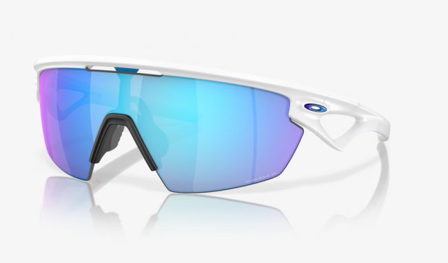 Oakley Sphaera Bianco Opaco / Prizm Zaffiro Poralizzato