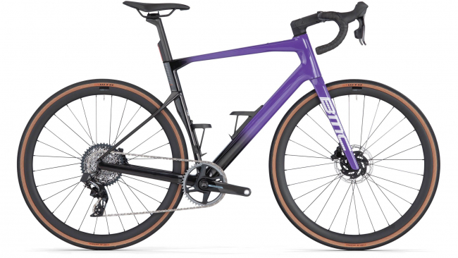 BMC Roadmachine 01 X ONE SRAM Force AXS XPLR Morado / Negro