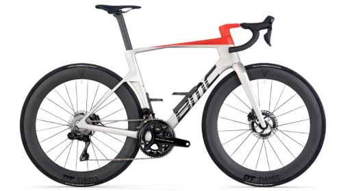 BMC Teammachine R 01 TWO Shimano Dura Ace Di2 Arctic Silver / Neon Red My26