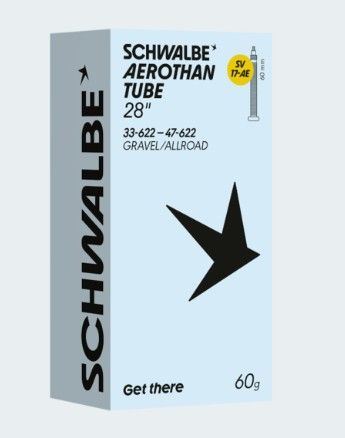 Schwalbe Aerothan Tube 28 Gravel/Allroad | 33-622 bis 47-622 | 60 g | 60mm Schwalbe Aerothan Tube 28 Gravel/Allroad | 33-622 bis 47-622 | 60 g | 60mm
