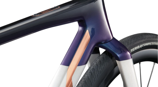 BMC KAIUS 01 ONE SRAM Red AXS E1 XPLR - Copper White / Thunder Blue My27