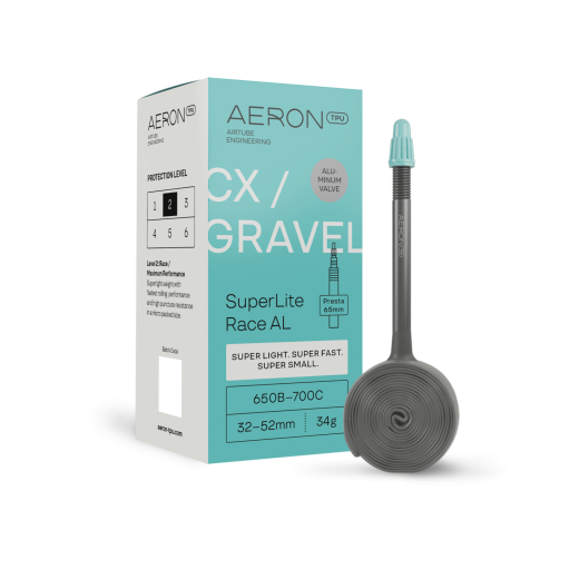 Aeron CX/Gravel - SuperLite Race AL 32-52 / Presta Valve 65 / 650B - 700c