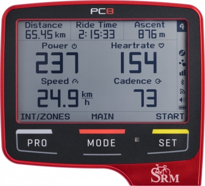 SRM PowerControl 8 - Aluminio rojo