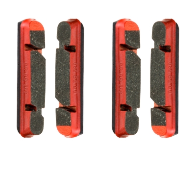 Campagnolo / Fulcrum Carbon Bremsbeläge Set (4 Stück) rot