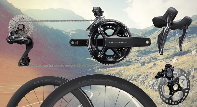 Shimano Ultegra R8100 Di2 Disc 2x12 Gruppe w/ Powermeter