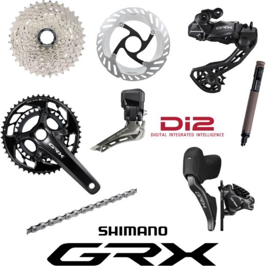 Shimano GRX RX825 Di2 Disc 2x12 Gruppe Shimano GRX RX825 Di2 Disc 2x12 Gruppe