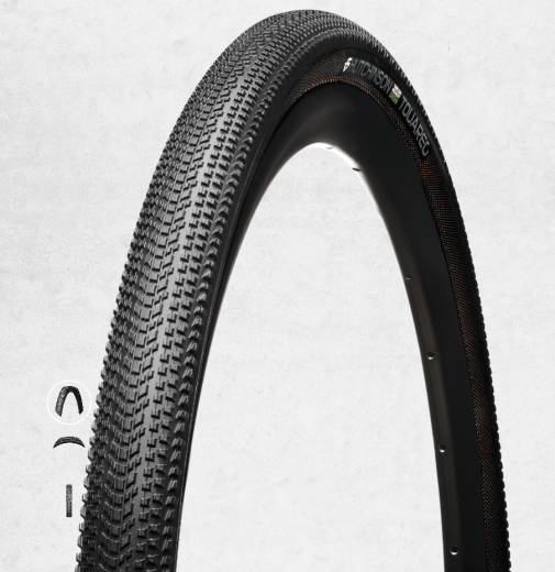 Hutchinson Touareg 700x40 TLR Black/Black GREEN