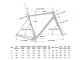 OPENCycle OPEN U.P. GravelPlus Disc Flat Mount Rahmenset grey matte / fire