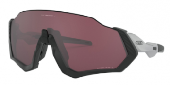 OAKLEY Flight Jacket Matte Black-Silver/Prizm Road Black