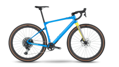 BMC URS 01 TWO SRAM Force AXS HRD Eagle Metallic Blue & Sunbeam Yellow