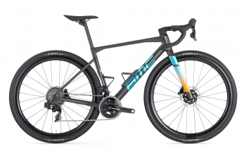 BMC KAIUS 01 TWO SRAM Force AXS Carbon Black / Brushed Blue