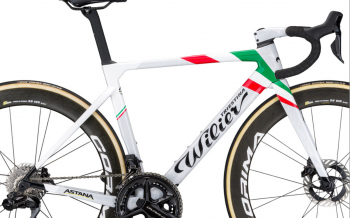 Wilier Triestina Filante SLR-frameset + Filante BAR F16 Campione Italiano Glossy