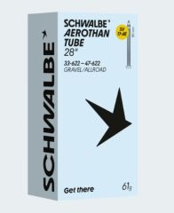Schwalbe Aerothan Tube 28 Gravel/Allroad | 33-622 bis 47-622 | 61 g | 80mm Schwalbe Aerothan Tube 28 Gravel/Allroad | 33-622 bis 47-622 | 61 g | 80mm