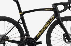Pinarello Dogma X Disc Rahmenset H122 Black Gold Matt