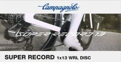 Campagnolo Super Record WRL Disc 1x13 Road Group