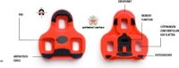 Look KéO Grip Cleats red 9°