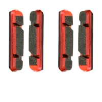 Campagnolo / Fulcrum Carbon Brake Pads Set (4 piece) red