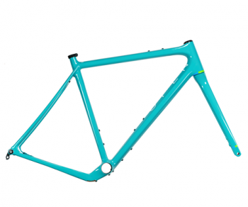 OPENCycle OPEN WI.DE. Extreme Gravel Disc Flat Mount Frameset  turquoise YETI Edition